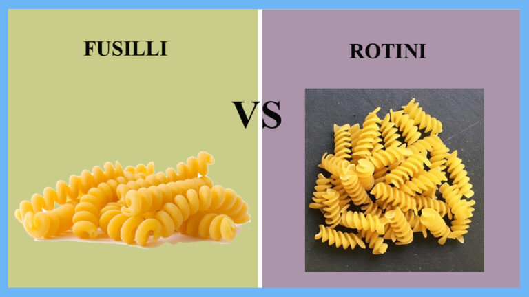 Fusilli vs Rotini Pasta: Understanding the Differences